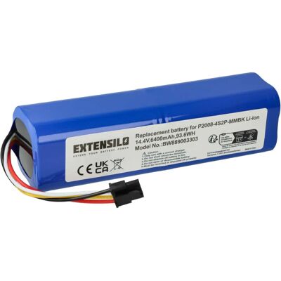 EXTENSILO Akku für Dreame X40 Master, Z10 Pro, Ultra - Staubsauger Akku EXTENSILO Akku für Dreame X40 Master, Z10 Pro, Ultra - Staubsauger Akku