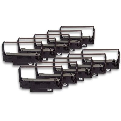 vhbw 10x Ribbon Labeling Tape Replacement - Dot Matrix Printer vhbw 10x Ribbon Labeling Tape Replacement - Dot Matrix Printer