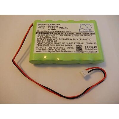 vhbw Battery Replacement for Alarm System - 3700mAh NiMH - Alarm System Battery vhbw Battery Replacement for Alarm System - 3700mAh NiMH - Alarm System Battery