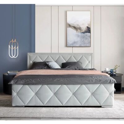 Leonique Alfie Samtvelours Boxbett - Modernes Stauraumbett mit Swarovski Leonique Alfie Samtvelours Boxbett - Modernes Stauraumbett mit Swarovski