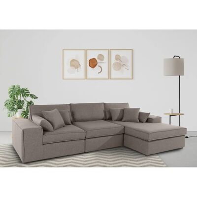 Raum.ID Florid L-Form Natur Sofa - Sofa Raum.ID Florid L-Form Natur Sofa - Sofa