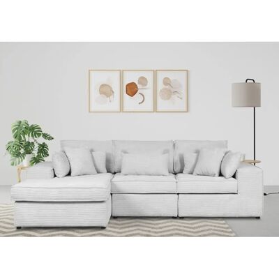 Raum.ID Florid Beiges Ecksofa - Sofa Raum.ID Florid Beiges Ecksofa - Sofa