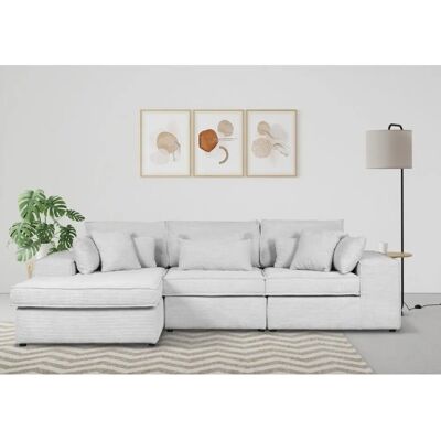 Raum.ID Enid Modulares Sofa - Beige - 3 Sitze & Ottoman Raum.ID Enid Modulares Sofa - Beige - 3 Sitze & Ottoman