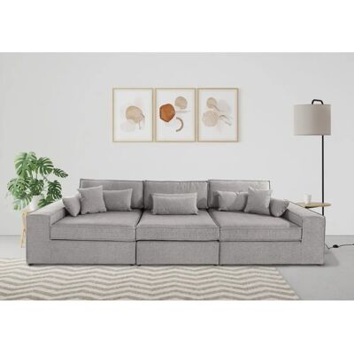 Raum.ID Enid Modularsofa - Grau - 3-Sitzer Raum.ID Enid Modularsofa - Grau - 3-Sitzer