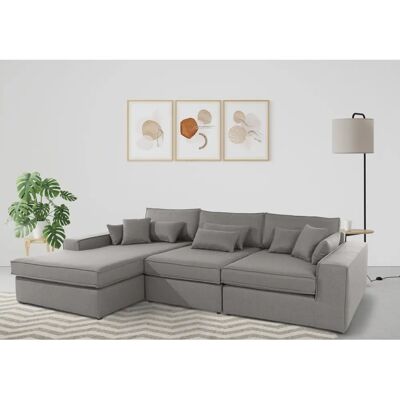 Raum.ID Enid L-Form Beige Modulares Sofa - Couch Raum.ID Enid L-Form Beige Modulares Sofa - Couch