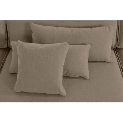 Raum.ID Enid L-Form Sofa - Recyceltes Polyester, Taupe, Links Ottomane Raum.ID Enid L-Form Sofa - Recyceltes Polyester, Taupe, Links Ottomane