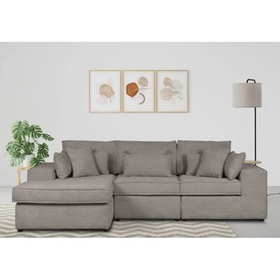 Raum.ID Enid L-Form Modulsofa - Sofa, taupe, 360cm Raum.ID Enid L-Form Modulsofa - Sofa, taupe, 360cm