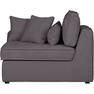 Raum.ID Florid Sofaelement - Cord, Grau, Linke Armlehne Raum.ID Florid Sofaelement - Cord, Grau, Linke Armlehne