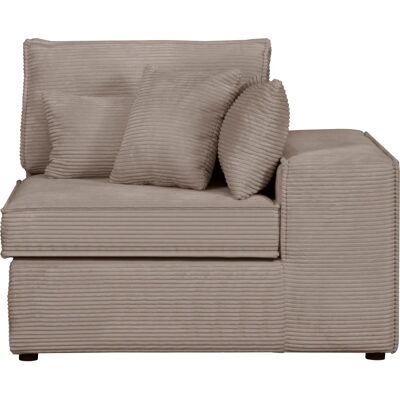 Raum.ID Florid - Modulare Sofaelement, taupe, rechte Armlehne Raum.ID Florid - Modulare Sofaelement, taupe, rechte Armlehne