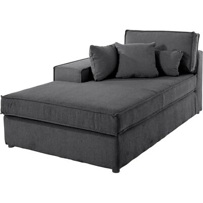 Raum.ID Florid Ottomane - Modulsofa, Samtoptik, Schwarz Raum.ID Florid Ottomane - Modulsofa, Samtoptik, Schwarz