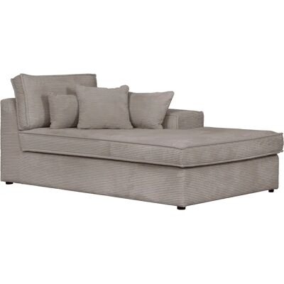 Raum.ID Enid Modulsofa Taupe - 3-Sitzer mit Ottomane Raum.ID Enid Modulsofa Taupe - 3-Sitzer mit Ottomane