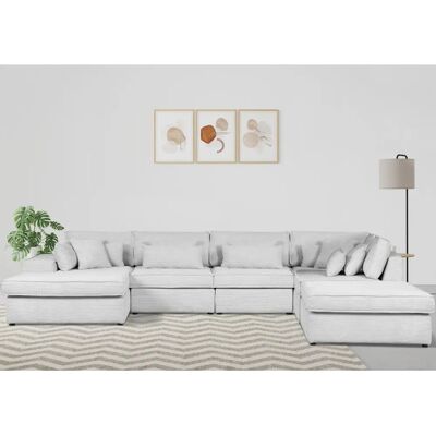 Raum.ID Enid Modulare Couchgruppe - Beige - U-Form - 460cm Raum.ID Enid Modulare Couchgruppe - Beige - U-Form - 460cm