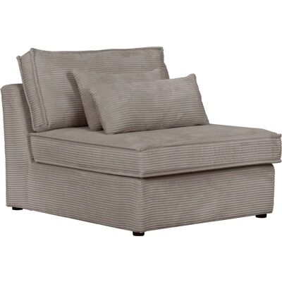 Raum.ID Enid Modular-Sofa - taupe, schwarze Füße - Sofa Raum.ID Enid Modular-Sofa - taupe, schwarze Füße - Sofa