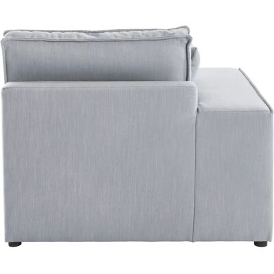 Raum.ID Florid Modulares Sofaelement - Silber & Baumwollmix Raum.ID Florid Modulares Sofaelement - Silber & Baumwollmix