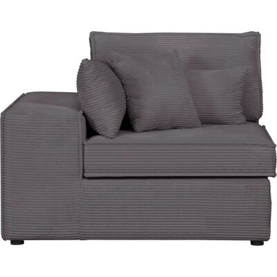 Raum.ID Enid Modulsofa - Arm links, Polyester, Grau - Sofaelement Raum.ID Enid Modulsofa - Arm links, Polyester, Grau - Sofaelement