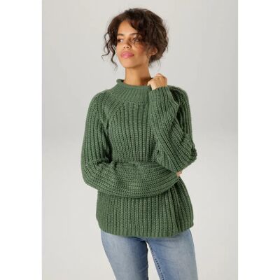 ANISTON CASUAL Grüner Kurzpullover ANISTON CASUAL Grüner Kurzpullover