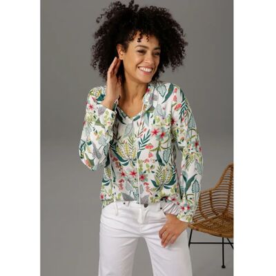 Aniston CASUAL Modell 36 Blumen Viskose Bluse Aniston CASUAL Modell 36 Blumen Viskose Bluse