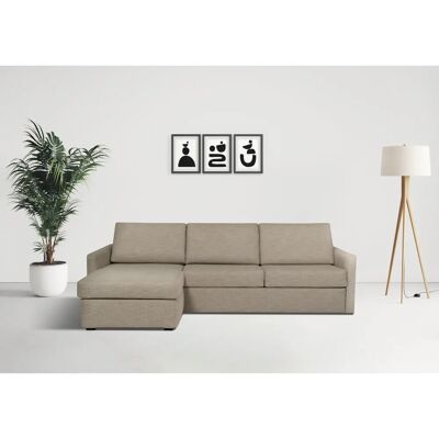 PLACES OF STYLE GOLDPOINT Ecksofa - Recamiere, Beige - Sofa PLACES OF STYLE GOLDPOINT Ecksofa - Recamiere, Beige - Sofa