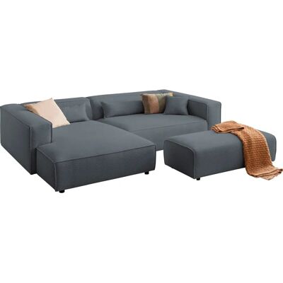 LEGER HOME BY PIARA XXL L-Form Ecksofa - Grau LEGER HOME BY PIARA XXL L-Form Ecksofa - Grau