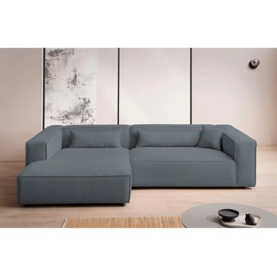 LEDER HOME BY LENA GERCKE PIARA XXL - L-Form Sofa, tiefes Sitzgefühl, anthrazit LEDER HOME BY LENA GERCKE PIARA XXL - L-Form Sofa, tiefes Sitzgefühl, anthrazit