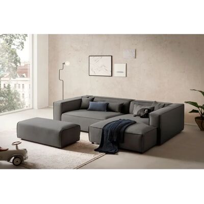 LEGER HOME BY PIARA XXL L-Form Sofa - Komfort in Grau LEGER HOME BY PIARA XXL L-Form Sofa - Komfort in Grau