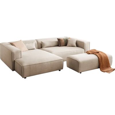 LEGER HOME PIARA XXL - L-Form mit Schlaffunktion, Cord o. Leinenoptik LEGER HOME PIARA XXL - L-Form mit Schlaffunktion, Cord o. Leinenoptik