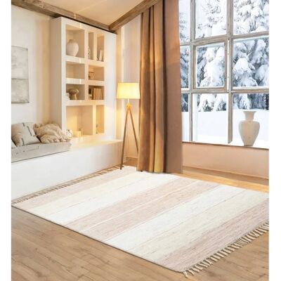 HOME AFFAIRE Alizee Beigebet Cotton Wendeteppich HOME AFFAIRE Alizee Beigebet Cotton Wendeteppich