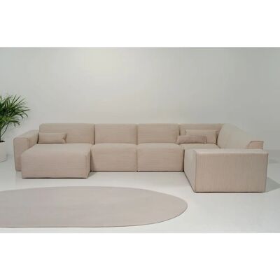 INOSIGN Clayton U-Form Sofa - Modern, Beige, 371cm INOSIGN Clayton U-Form Sofa - Modern, Beige, 371cm