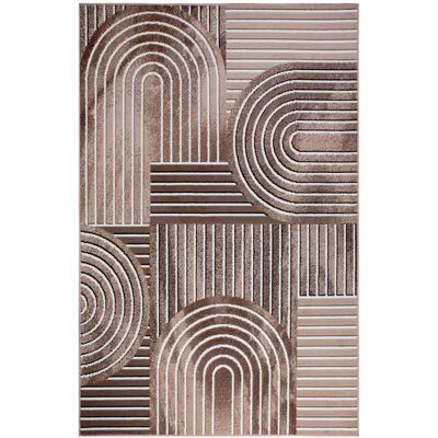 MY HOME Lysandra Teppich - Beige 240x320cm, 8mm, 3D-Effekt, Kurzflor MY HOME Lysandra Teppich - Beige 240x320cm, 8mm, 3D-Effekt, Kurzflor