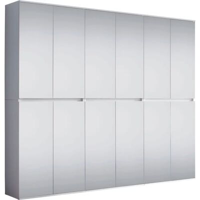 INOSIGN Malcesine Kleiderschrank-Set - 3 Schränke, Lichtgrau Melamin INOSIGN Malcesine Kleiderschrank-Set - 3 Schränke, Lichtgrau Melamin