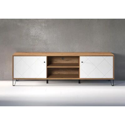 Places of Style Tarragona Weiß TV-Schrank - TV Cabinet Places of Style Tarragona Weiß TV-Schrank - TV Cabinet