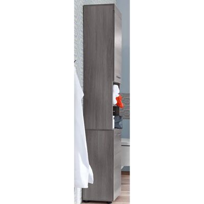 WELLTIME Royan Badhochschrank Silber - Stauraum Lösung WELLTIME Royan Badhochschrank Silber - Stauraum Lösung