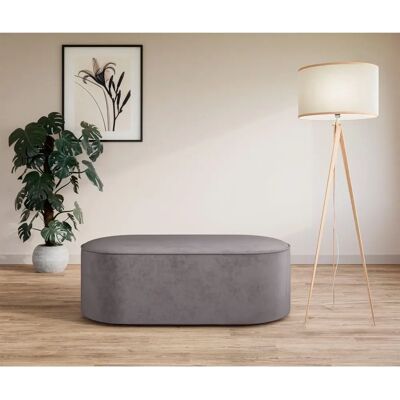Andas EIVIND Hocker - Samt, Dunkelgrau, 142x70x48 cm - Hocker Andas EIVIND Hocker - Samt, Dunkelgrau, 142x70x48 cm - Hocker