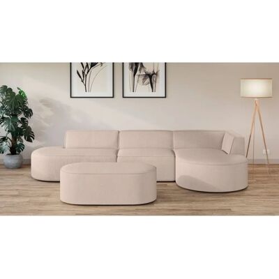 Andas EIVIND Beige Wendbares Nordisches Sofa - Sofa Andas EIVIND Beige Wendbares Nordisches Sofa - Sofa