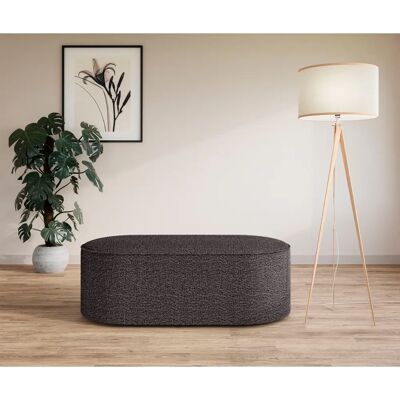 Andas EIVIND Hocker - Skandinavisches Design, Bouclé Bezug, Max 120kg Andas EIVIND Hocker - Skandinavisches Design, Bouclé Bezug, Max 120kg