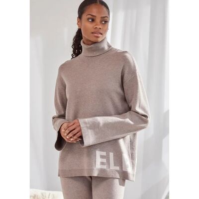 ELBSAND Pullover - Lässiger, taupe - Strickpullover ELBSAND Pullover - Lässiger, taupe - Strickpullover