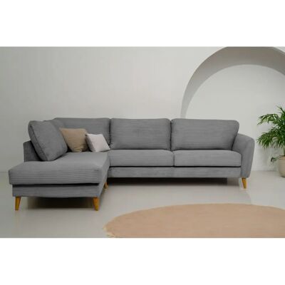 HOME AFFAIRE MARSEILLE L-Form-Sofa - Dunkelgrau HOME AFFAIRE MARSEILLE L-Form-Sofa - Dunkelgrau