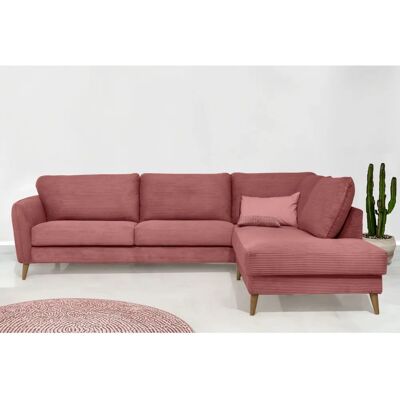 Home Affaire Marseille L-Form Pink Sofa - Couch Home Affaire Marseille L-Form Pink Sofa - Couch