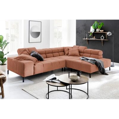 INOSIGN Ancona New, roter Bezug, Recamiere rechts - Sofa INOSIGN Ancona New, roter Bezug, Recamiere rechts - Sofa