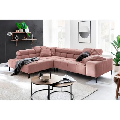 INOSIGN Ancona New Rosé Sofa mit Motorischer Sitztiefenverstellung - Sofa INOSIGN Ancona New Rosé Sofa mit Motorischer Sitztiefenverstellung - Sofa