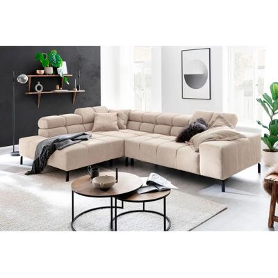INOSIGN Ancona New Motorisches Ecksofa - Recamiere Links - Mikrofaser Cord INOSIGN Ancona New Motorisches Ecksofa - Recamiere Links - Mikrofaser Cord