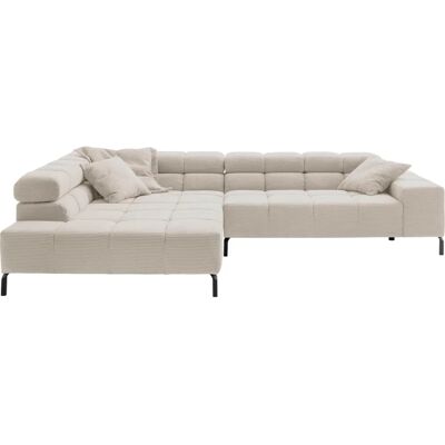 INOSIGN Ancona New Sofa - Microfaser Cord, Weiß, 321x216cm INOSIGN Ancona New Sofa - Microfaser Cord, Weiß, 321x216cm