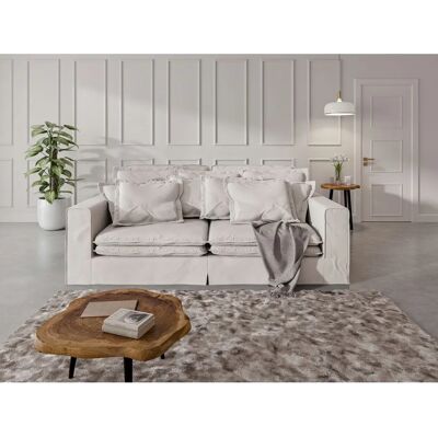 HOME AFFAIRE ALISSAS 4-Sitzer Beiges Sofa - Sofa HOME AFFAIRE ALISSAS 4-Sitzer Beiges Sofa - Sofa