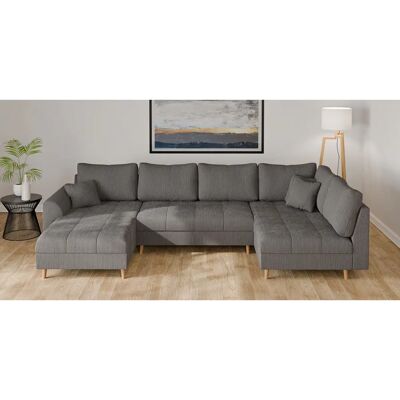 HOME AFFAIRE CHARRE U-Form Sofa - U-Form Couch mit Kissen HOME AFFAIRE CHARRE U-Form Sofa - U-Form Couch mit Kissen