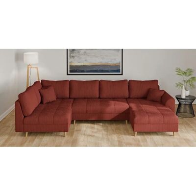 HOME AFFAIRE CHARRE U-Form Sofa mit Kissen - U-förmiges Lounge HOME AFFAIRE CHARRE U-Form Sofa mit Kissen - U-förmiges Lounge