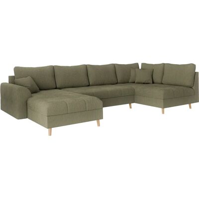HOME AFFAIRE CHARRE U-Form Sofa - U-Form, inkl. 3 Zierkissen, Polyester HOME AFFAIRE CHARRE U-Form Sofa - U-Form, inkl. 3 Zierkissen, Polyester