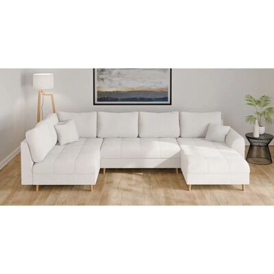 HOME AFFAIRE U-Form Sofa - Bouclé, 3 Kissen HOME AFFAIRE U-Form Sofa - Bouclé, 3 Kissen