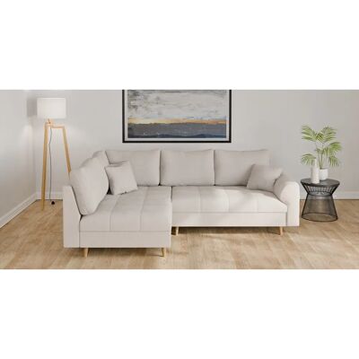 HOME AFFAIRE CHARRE L-Form Sofas - Weiches Gewebe, 3 Kissen HOME AFFAIRE CHARRE L-Form Sofas - Weiches Gewebe, 3 Kissen