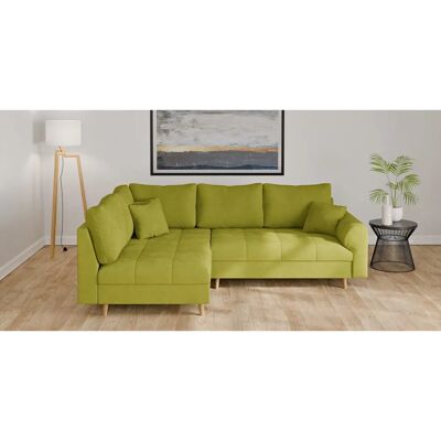 HOME AFFAIRE CHARRE L-Form Ecksofa - Grün HOME AFFAIRE CHARRE L-Form Ecksofa - Grün