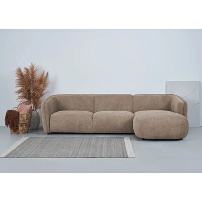 Nordic Interior Ostrup Taupe Ecksofa mit rechter Recamiere Nordic Interior Ostrup Taupe Ecksofa mit rechter Recamiere
